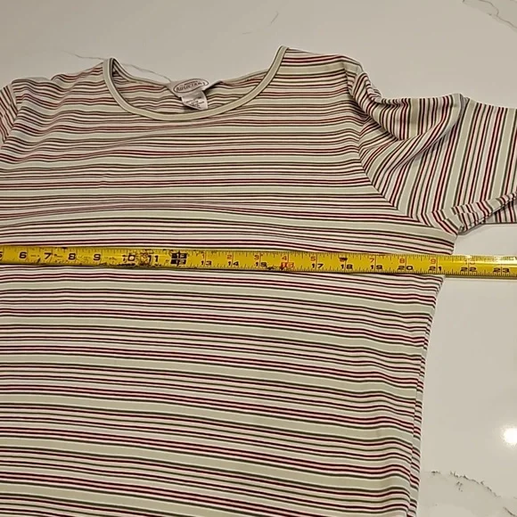 NORTHERN REFLECTIONS Top L/S Stripped Scoop Neck Women's XL - Picture 9 of 11